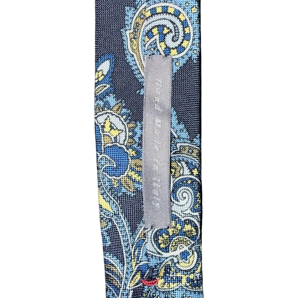 Daniel Cremieux Seven Fold Ltd‎ Edition 82/202 Silk Blend Blue Paisley Tie
